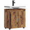 vidaXL Bathroom Basin Cabinet Old wood 60 x 34 x 63 cm Engineered wood