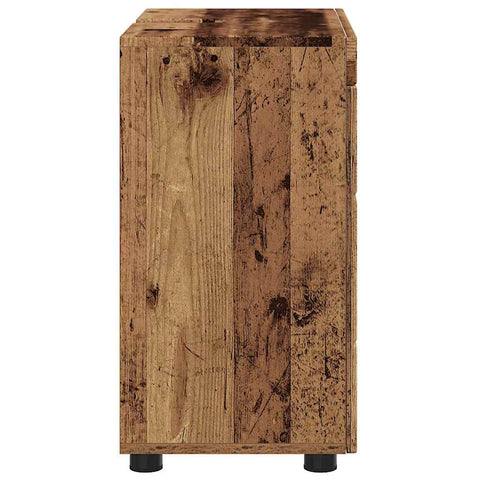 vidaXL Bathroom Basin Cabinet Old wood 60 x 34 x 63 cm Engineered wood