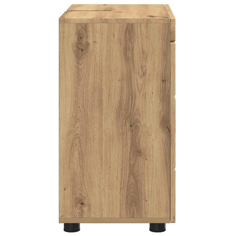 vidaXL Bathroom Basin Cabinet with Storage Artisan oak 60 x 34 x 63 cm