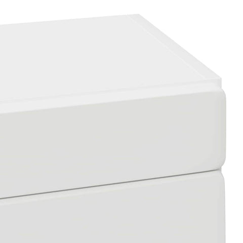 vidaXL Bathroom Wall Cabinet with Shelf TULUM White 37 x 24.5 x 86 cm