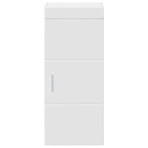vidaXL Bathroom Wall Cabinet with Shelf TULUM White 37 x 24.5 x 86 cm