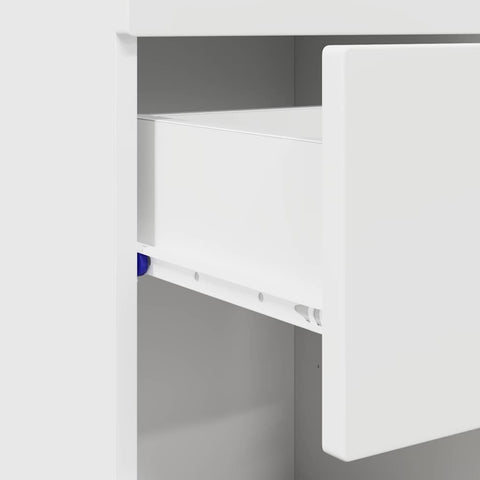 vidaXL Bathroom Cabinet White 37 x 31.5 x 82 cm Engineered wood