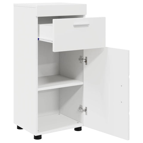 vidaXL Bathroom Cabinet White 37 x 31.5 x 82 cm Engineered wood