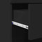 vidaXL Bathroom Cabinet Black 37 x 31.5 x 82 cm Engineered wood