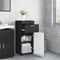 vidaXL Bathroom Cabinet Black 37 x 31.5 x 82 cm Engineered wood