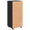 vidaXL Bathroom Cabinet Black 37 x 31.5 x 82 cm Engineered wood