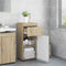 vidaXL Bathroom Cabinet Sonoma oak 37 x 31.5 x 82 cm Engineered wood