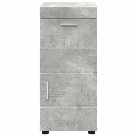 vidaXL Bathroom Cabinet with Storage Concrete grey 37 x 31.5 x 82 cm