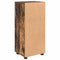 vidaXL Bathroom Cabinet Smoked oak 37 x 31.5 x 82 cm Engineered wood