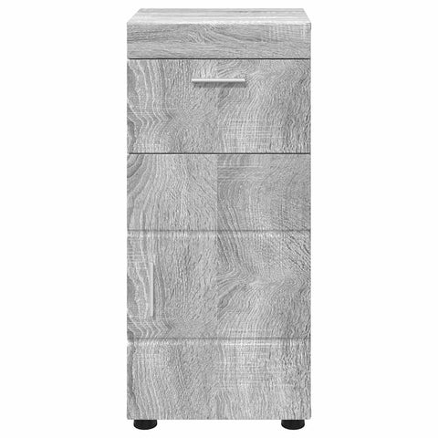 vidaXL Bathroom Cabinet Grey sonoma 37 x 31.5 x 82 cm Engineered wood