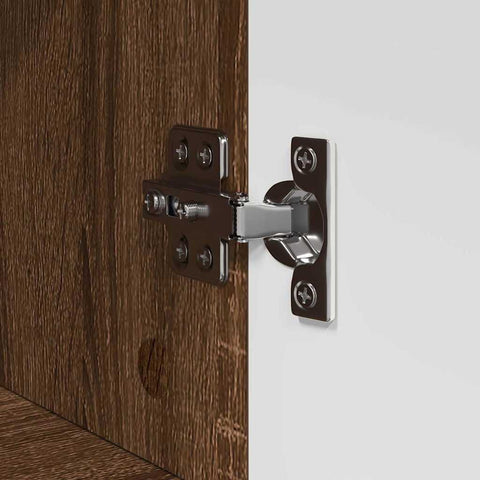 vidaXL Bathroom Cabinet Set TULUM Brown Oak 37 x 31.5 x 82 cm