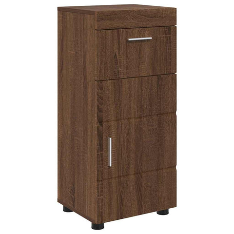 vidaXL Bathroom Cabinet Set TULUM Brown Oak 37 x 31.5 x 82 cm