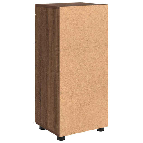 vidaXL Bathroom Cabinet Set TULUM Brown Oak 37 x 31.5 x 82 cm