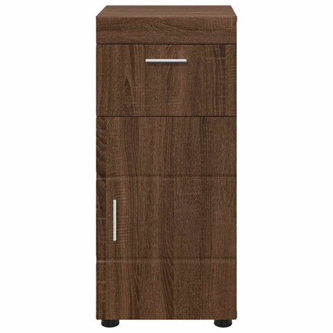 vidaXL Bathroom Cabinet Set TULUM Brown Oak 37 x 31.5 x 82 cm