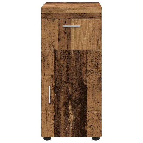 vidaXL Bathroom Cabinet Old wood 37 x 31.5 x 82 cm Engineered wood