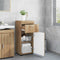 vidaXL Bathroom Cabinet Artisan oak 37 x 31.5 x 82 cm Engineered wood