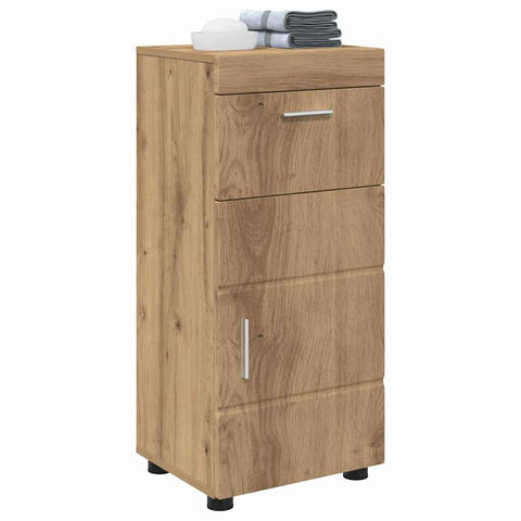vidaXL Bathroom Cabinet Artisan oak 37 x 31.5 x 82 cm Engineered wood