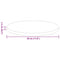 vidaXL Table Top Sonoma oak 30 x 30 x 1.5 cm Engineered wood