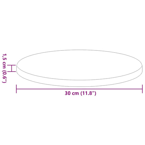 vidaXL Table Top Concrete grey 30 x 30 x 1.5 cm Engineered wood