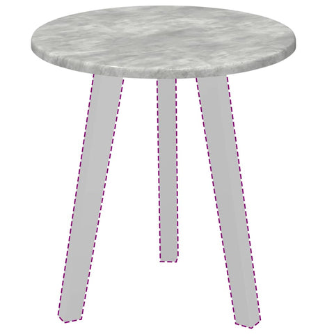 vidaXL Table Top Concrete grey 40 x 40 x 1.5 cm Engineered wood