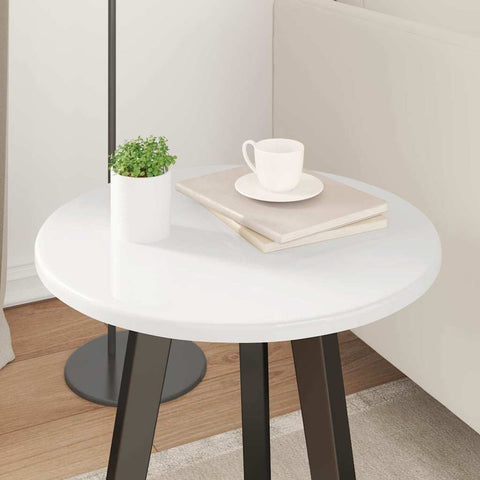 vidaXL Table Top High gloss white 40 x 40 x 1.5 cm Engineered wood