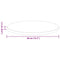 vidaXL Table Top Old wood 40 x 40 x 1.5 cm Engineered wood