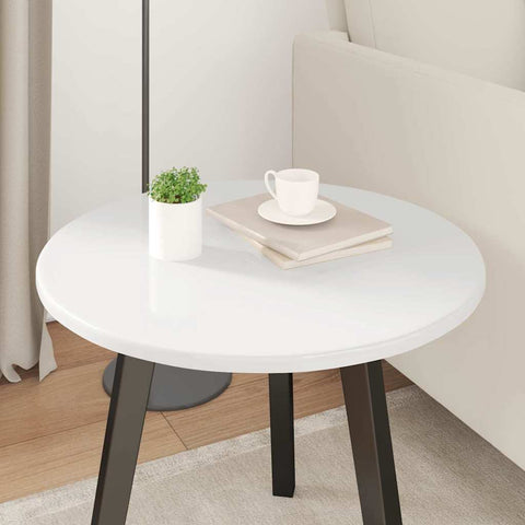 vidaXL Table Top High gloss white 50 x 50 x 1.5 cm Engineered wood