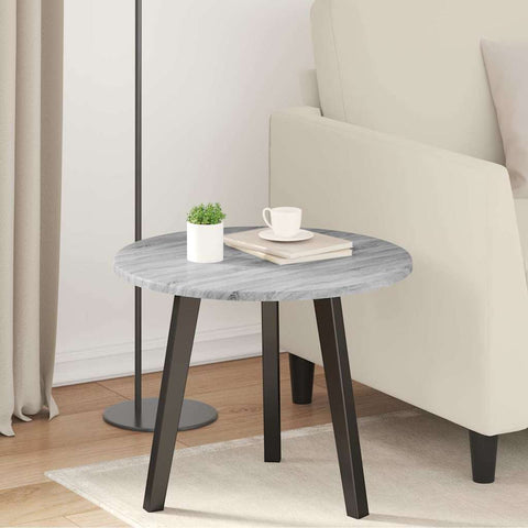 vidaXL Table Top Grey sonoma 50 x 50 x 1.5 cm Engineered wood