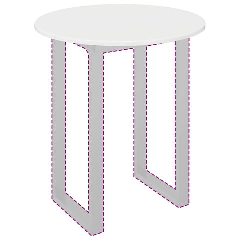 vidaXL Table Top High gloss white 60 x 60 x 1.5 cm Engineered wood