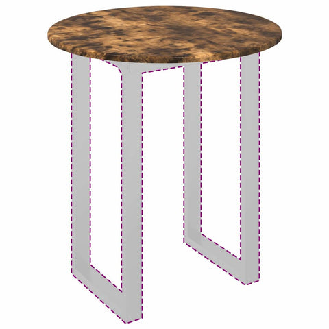 vidaXL Table Top Smoked oak 60 x 60 x 1.5 cm Engineered wood
