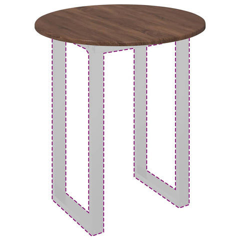 vidaXL Table Top Brown oak 60 x 60 x 1.5 cm Engineered wood