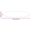 vidaXL Table Top White 70 x 70 x 1.5 cm Engineered wood