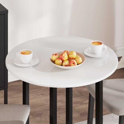 vidaXL Table Top High gloss white 70 x 70 x 1.5 cm Engineered wood