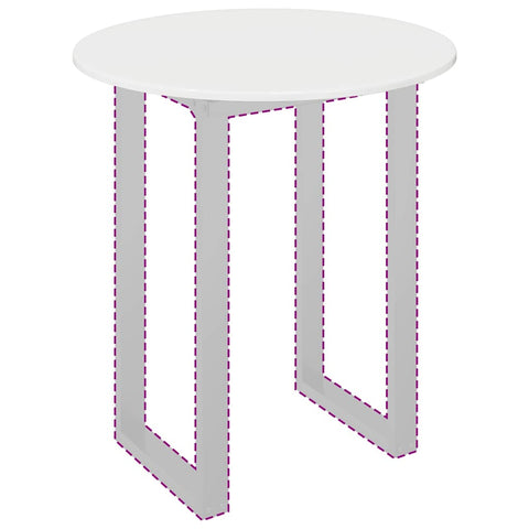 vidaXL Table Top High gloss white 70 x 70 x 1.5 cm Engineered wood