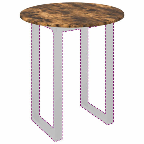 vidaXL Table Top Smoked oak 70 x 70 x 1.5 cm Engineered wood