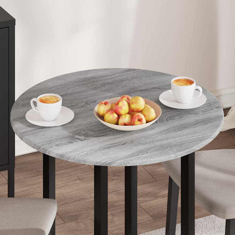 vidaXL Table Top Grey sonoma 70 x 70 x 1.5 cm Engineered wood