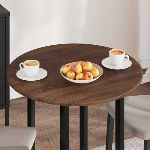 vidaXL Table Top Brown oak 70 x 70 x 1.5 cm Engineered wood