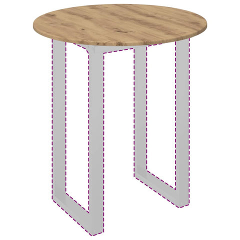 vidaXL Table Top Artisan oak 70 x 70 x 1.5 cm Engineered wood