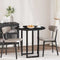 vidaXL Table Top Black 80 x 80 x 1.5 cm Engineered wood