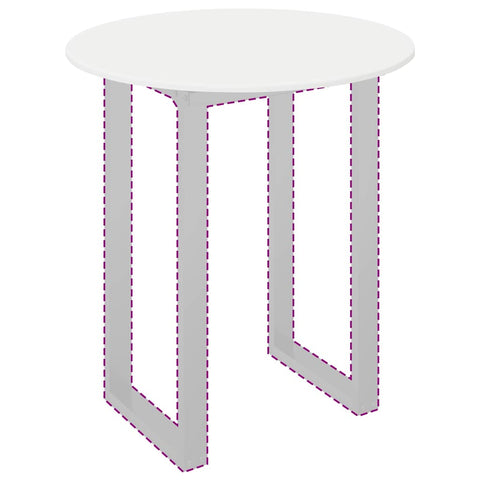 vidaXL Table Top High gloss white 80 x 80 x 1.5 cm Engineered wood