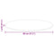 vidaXL Table Top High gloss white 80 x 80 x 1.5 cm Engineered wood
