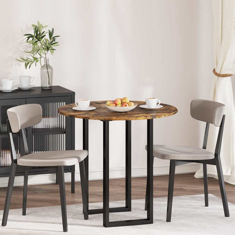 vidaXL Table Top Smoked oak 80 x 80 x 1.5 cm Engineered wood