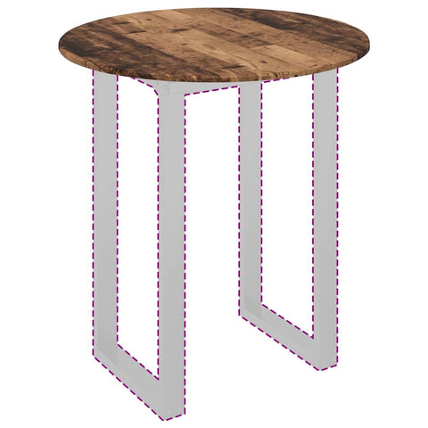 vidaXL Table Top Old wood 80 x 80 x 1.5 cm Engineered wood