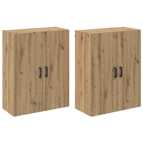 vidaXL Wall Mounted Cabinets 2 pcs Artisan oak 69.5 x 34 x 90 cm