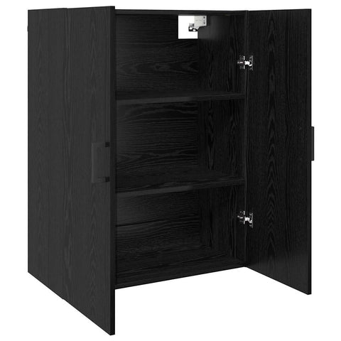 vidaXL Wall Mounted Cabinets 2 pcs Black oak 69.5 x 34 x 90 cm