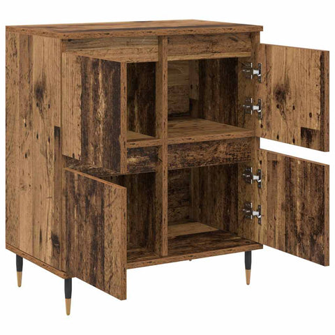 vidaXL Sideboards 3 pcs Old wood 180 x 35 x 70 cm Engineered wood