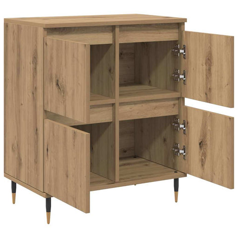 vidaXL Sideboards 3 pcs Artisan oak 180 x 35 x 70 cm Engineered wood