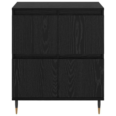 vidaXL Sideboards 3 pcs Black oak 180 x 35 x 70 cm Engineered wood