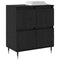 vidaXL Sideboards 3 pcs Black oak 180 x 35 x 70 cm Engineered wood