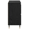 vidaXL Sideboards 3 pcs Black oak 180 x 35 x 70 cm Engineered wood